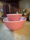 Pink 🩷 Pyrex Vintage 401 & 403 Nesting Mixing Bowls ✨ PLEASE READ DESCRIPTION ✨