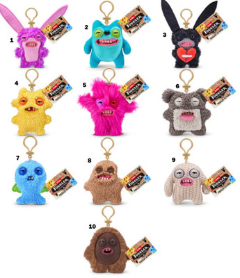 Fuggler Schlüsselanhänger Fugg Serie 5 Stofftier - lustige hässliche Monster neu versiegelt verpackt UK