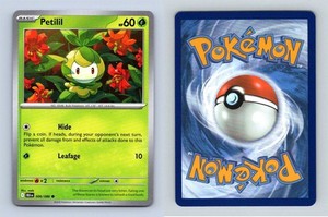 Petilil #006/086 Scarlet & Violet Black Bolt Common Pokemon 2025 TCG Card