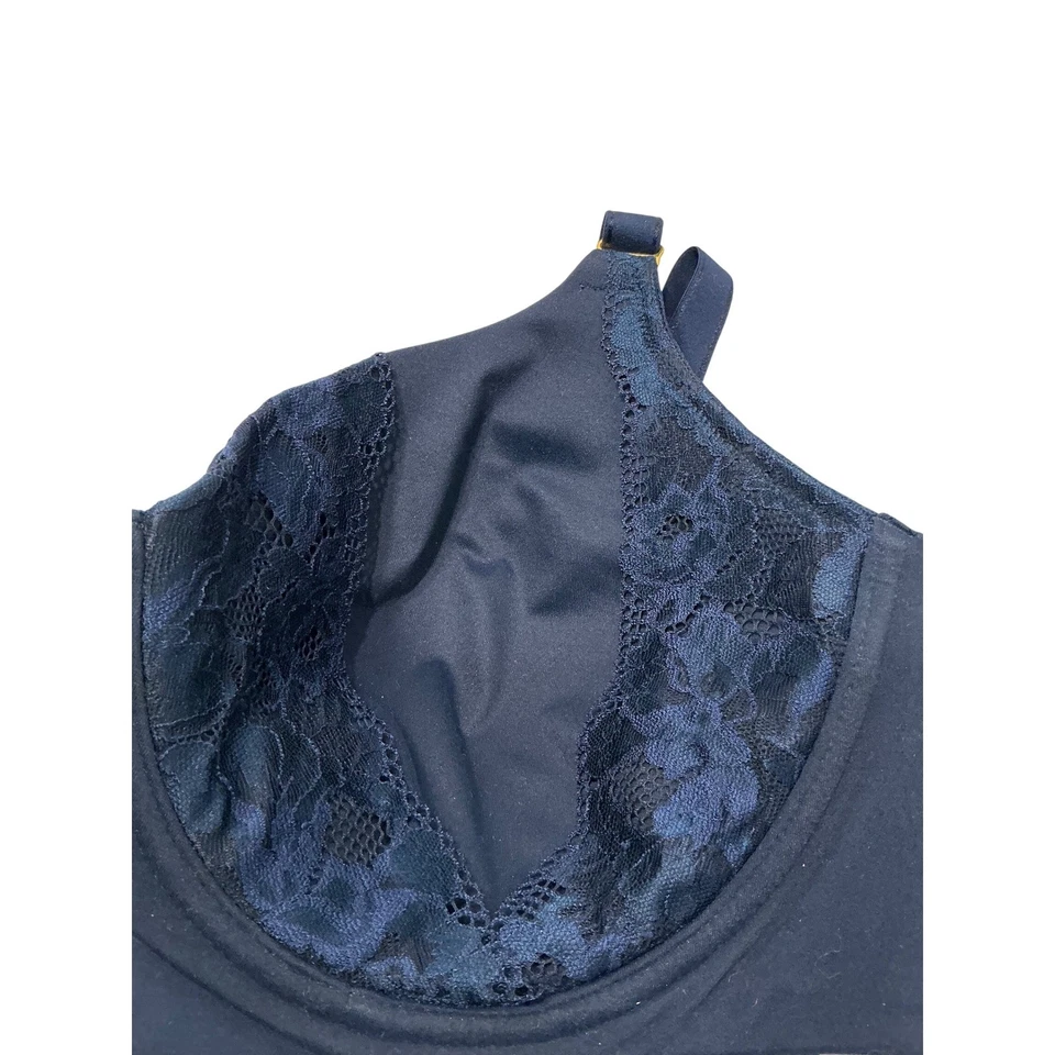 Sujetador Soma Intimates Abrazable Firma Cobertura Perfecta Azul Marino 40DD Foto 2 de 4