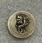 New ListingLot of 2 x Mutiny Metals .999 Silver 1 oz Antique Rounds ~ Dragon + Seahorse