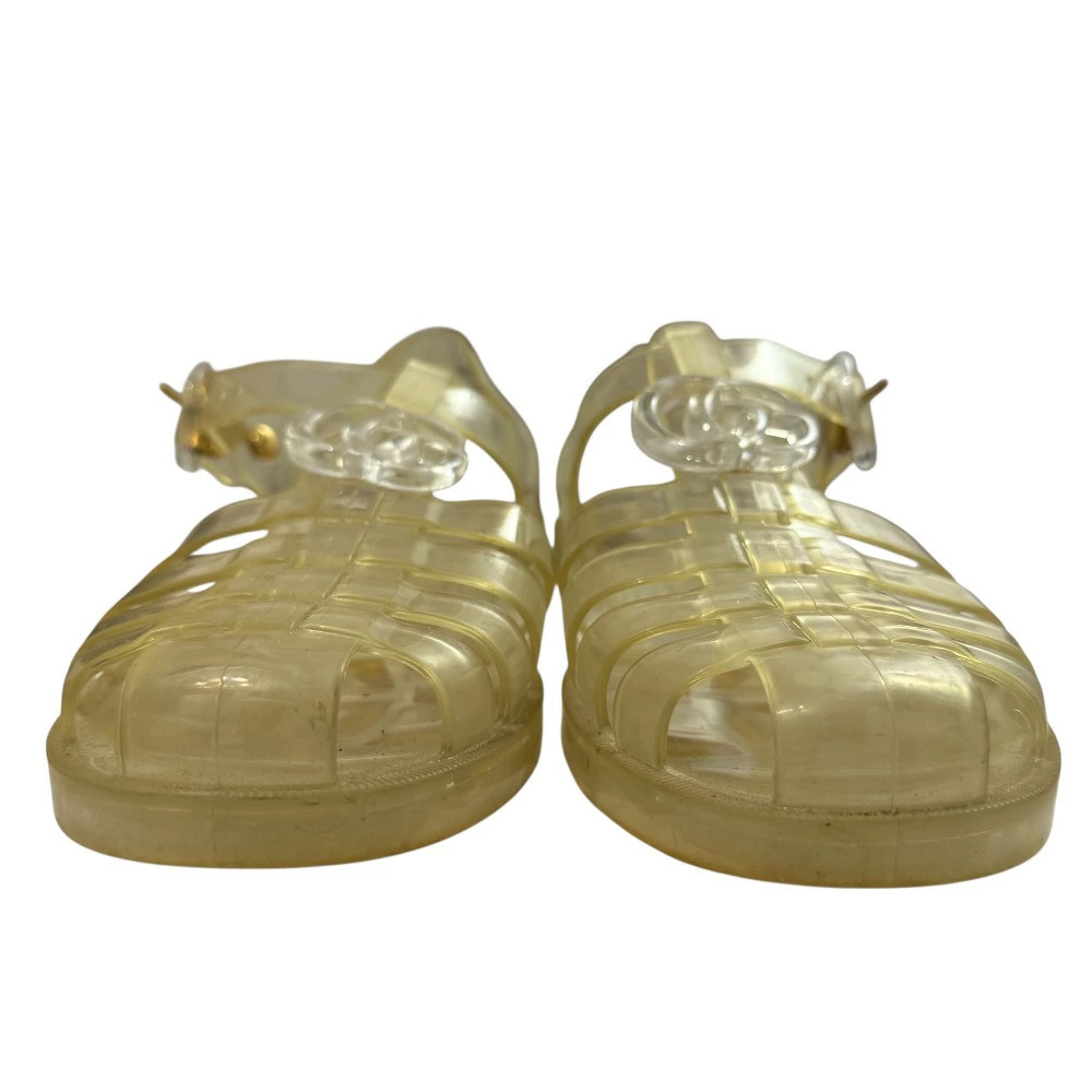 GUCCI GG Marmont Rubber Sandals Size 36 Approx. 23cm Clear Women's thumbnail 2