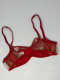 Agent Provocateur Gloria Red Lace Bra 34B