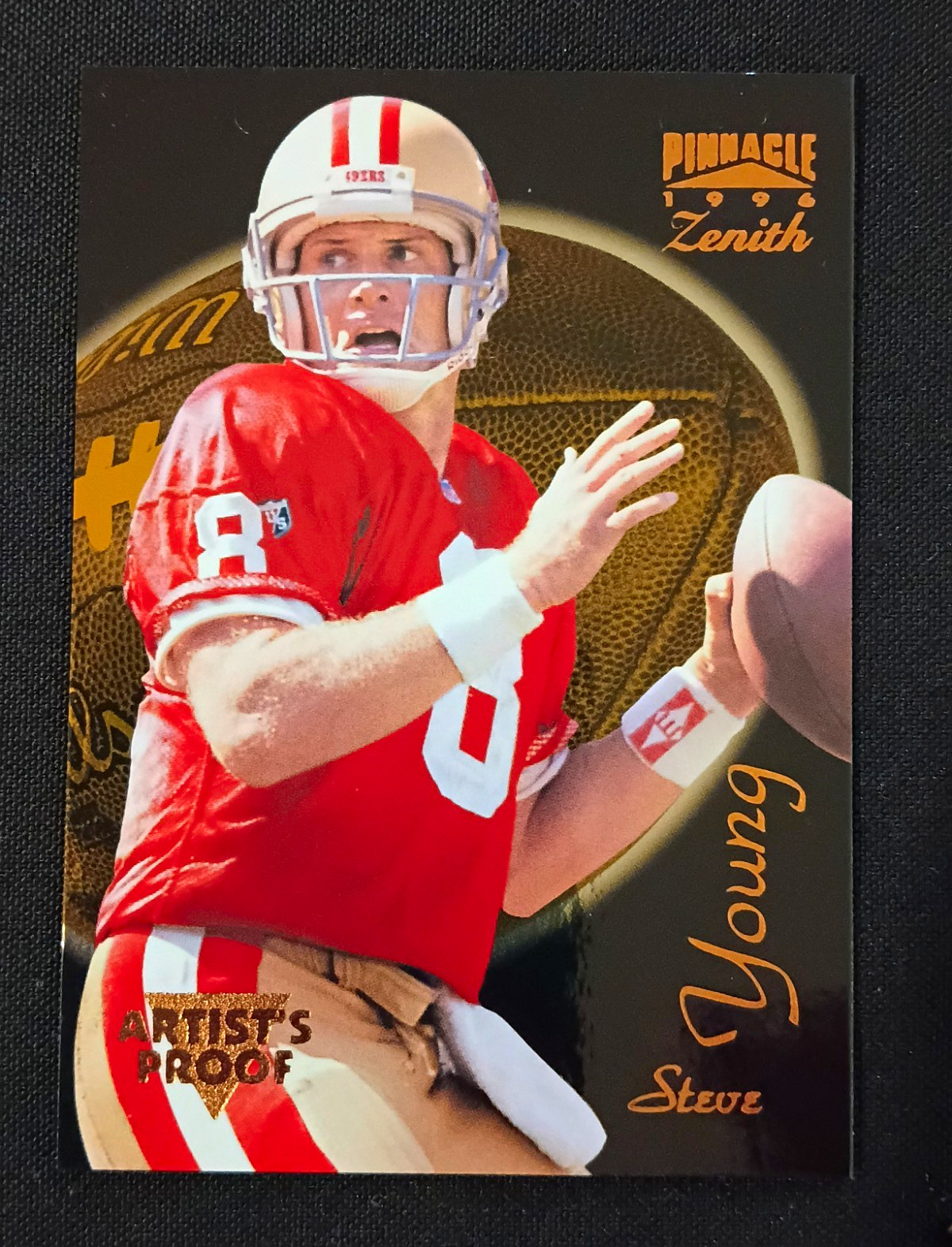 Pinnacle 1996 Zenith Steve Young 49ers Z Team Artist's Proof #Z-26