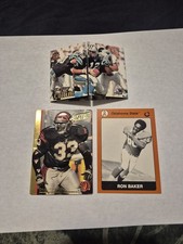 Vintage Football Card Lot Kerry Collins David Fulcher Ron Baker NFL College