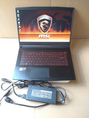 MSI Gaming Laptop GF65 i7-10750H 16gb Ram & 512gb ssd Nvidia GTX 1660TI 6GB