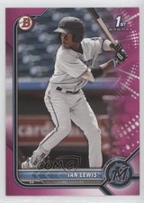 2022 Bowman Prospects Fuchsia Border 47/299 Ian Lewis #BP-96 0px