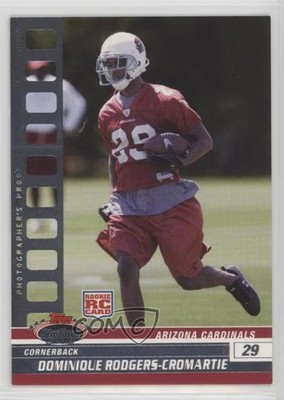 2008 Stadium Club Photographer's Proof Dominique Rodgers-Cromartie Rookie RC 1k3