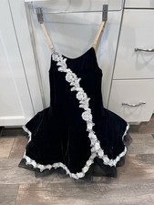 Revolution Dancewear Ballet Costume Tutu Child-Large Black Velvet  Lace