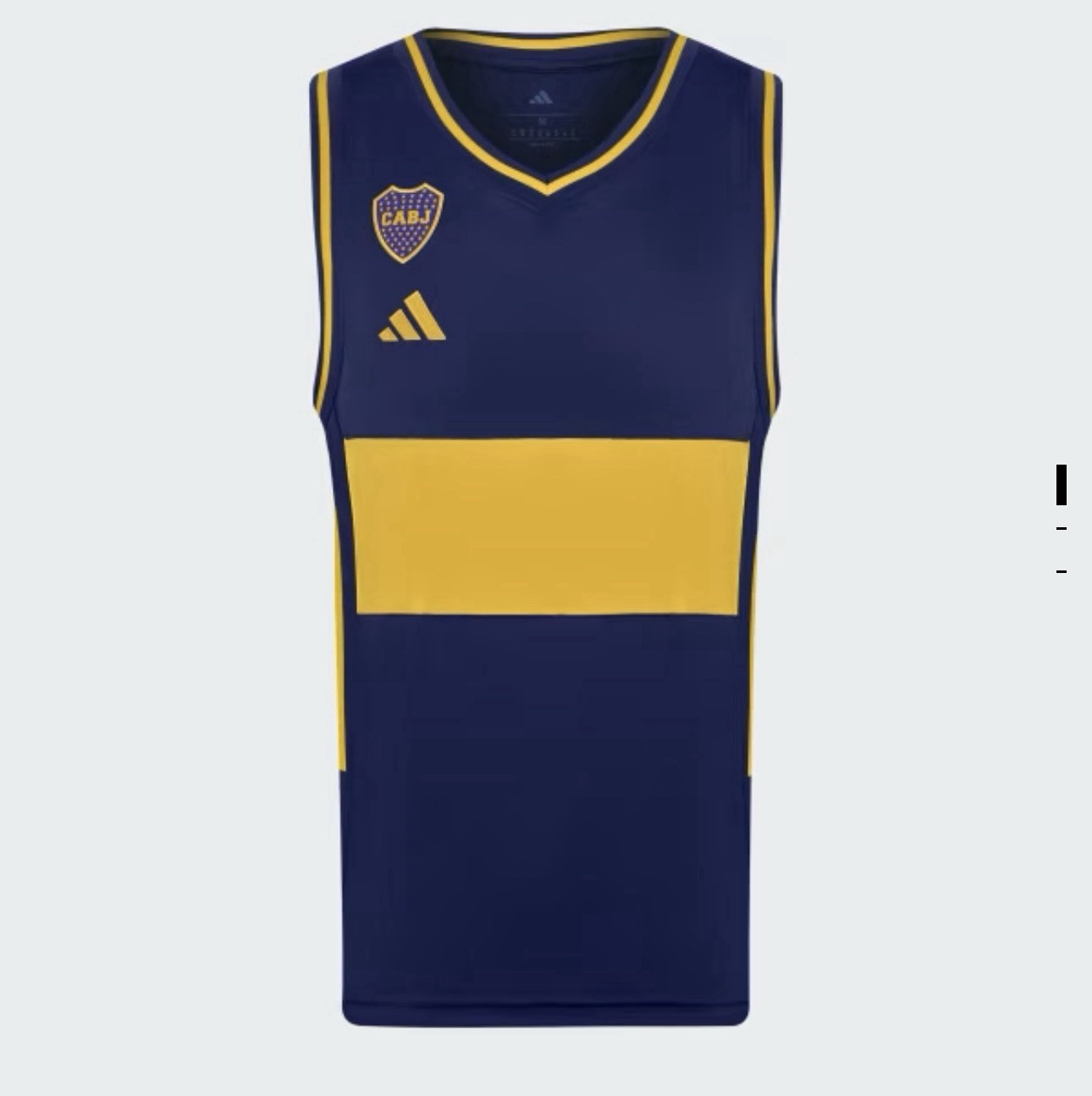 Camiseta Sin Mangas Musculosa Boca Juniors Tiro 2026 Adidas Basquet