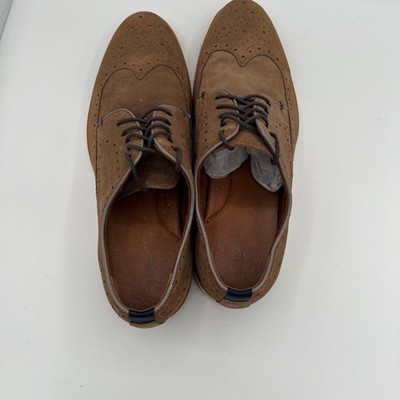 Blake McKay C Carson Mens Brown Suede Wingtip Brogue Derby  display picture 1
