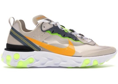Nike React Element 87 Light Orewood Bone Size 11 AQ1090-101