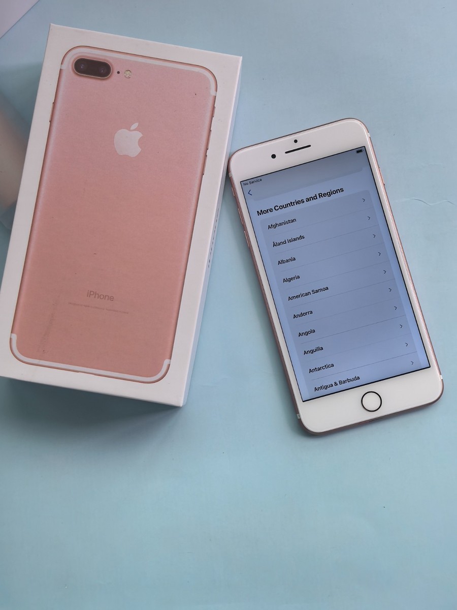 【桜】iPhone 7 Plus Gold 256GB、付属品未使用 Apple iPhone 7 Plus - 256 GB - Rose Gold (Unlocked) for sale