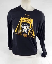2016-17 Pittsburgh PenguinsTeam Issued Black Shirt Stadium Series L 931