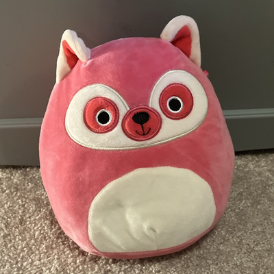 Squishmallows Pink Red Panda Plush, Small 6-14in, Washable, 2021