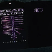 New DTG printed T-shirt - Fear Factory - Demanufacture