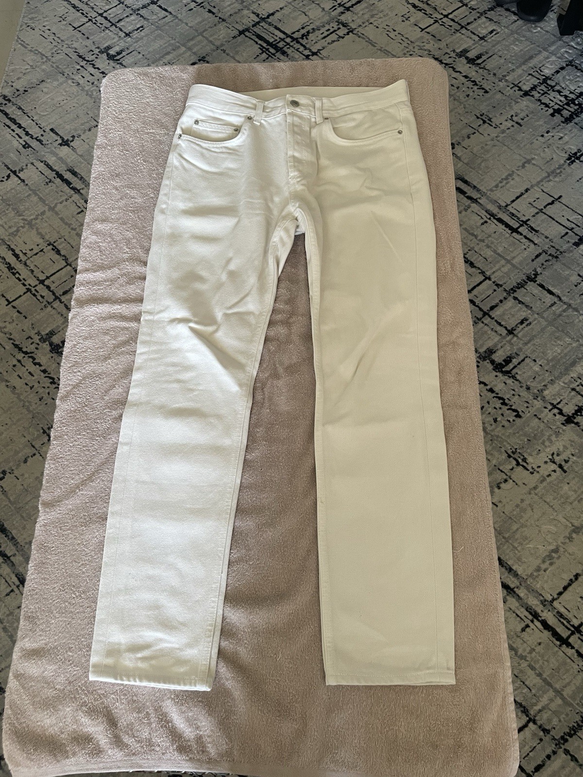 SAINT LAURENT Jean blanc Sandro Paris Taille 40 (US 30) Coupe slim