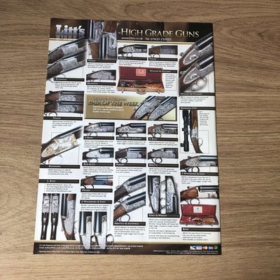 GUNS94 MAGAZINE ADVERT 12X9 LITT'S: MATCHED PAIR HOLLAND & HOLLAND