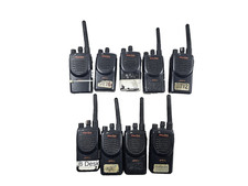LOT OF 9 Motorola Mag One BPR40 2-Way Radios Untested AS-IS FOR PARTS OR REPAIR
