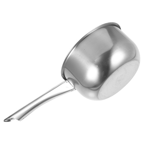 Cucharón con caño cuchara de agua de mango largo para baño de bebé cuchara de acero inoxidable - Imagen 3 de 9