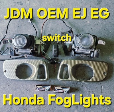 Honda Civic Coupe Hatchback JDM OEM Stanley Fog Lamp Lights EG EJ