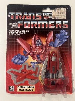 Vintage 1985 Transformer G1 Powerglide Autobot MOC New Sealed *Read*