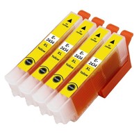 4 Gelb Tintenpatronen FüR Epson Expression Photo XP-55 XP-760 XP-860 XP-960
