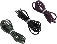 3Pcs/Set Carp Fishing Silicone Rigs Tube Sleeve Pretend Black,Green