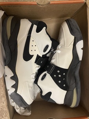 Vintage! 2006 Nike Air Force Max '93 White Black  8.5 Fab Five   NEED REPAIR