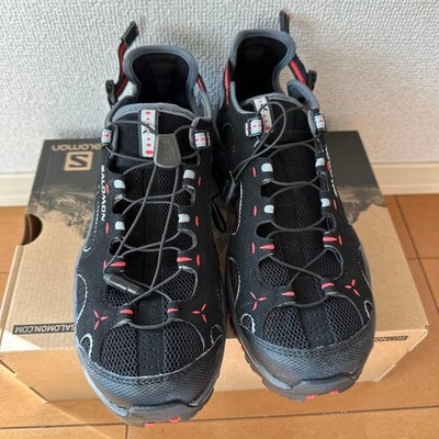 Salomon Tech Amphibian 3 Damen Laufschuhe 24cm Schwarz Neu