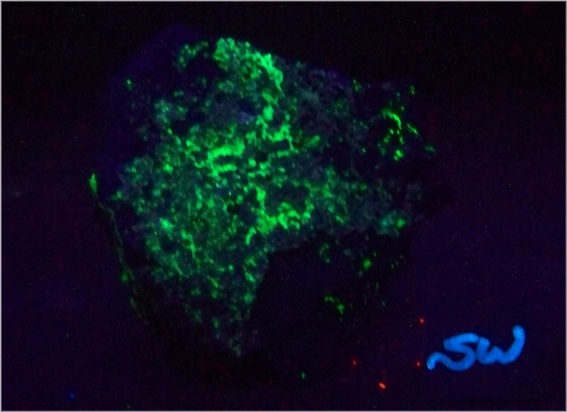 Fluorescent Hyalite AZ Queen of Sheba Mine Specimen