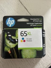 HP 65XL Tri-Color Ink Cartridge N9K03AN EXP DATE: APR 2025