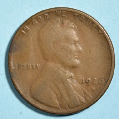 1926 S Lincoln Wheat Cent ~VF VERY FINE ~ Bronze Penny 1c Coin