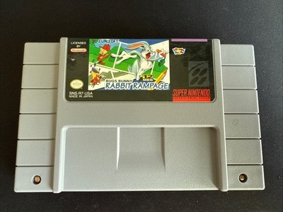 Bugs Bunny in Rabbit Rampage Super Nintendo - SNES Cartridge Only