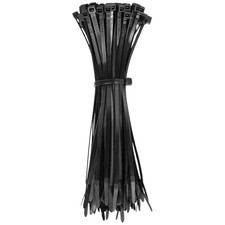8 In. Cable Ties, Black