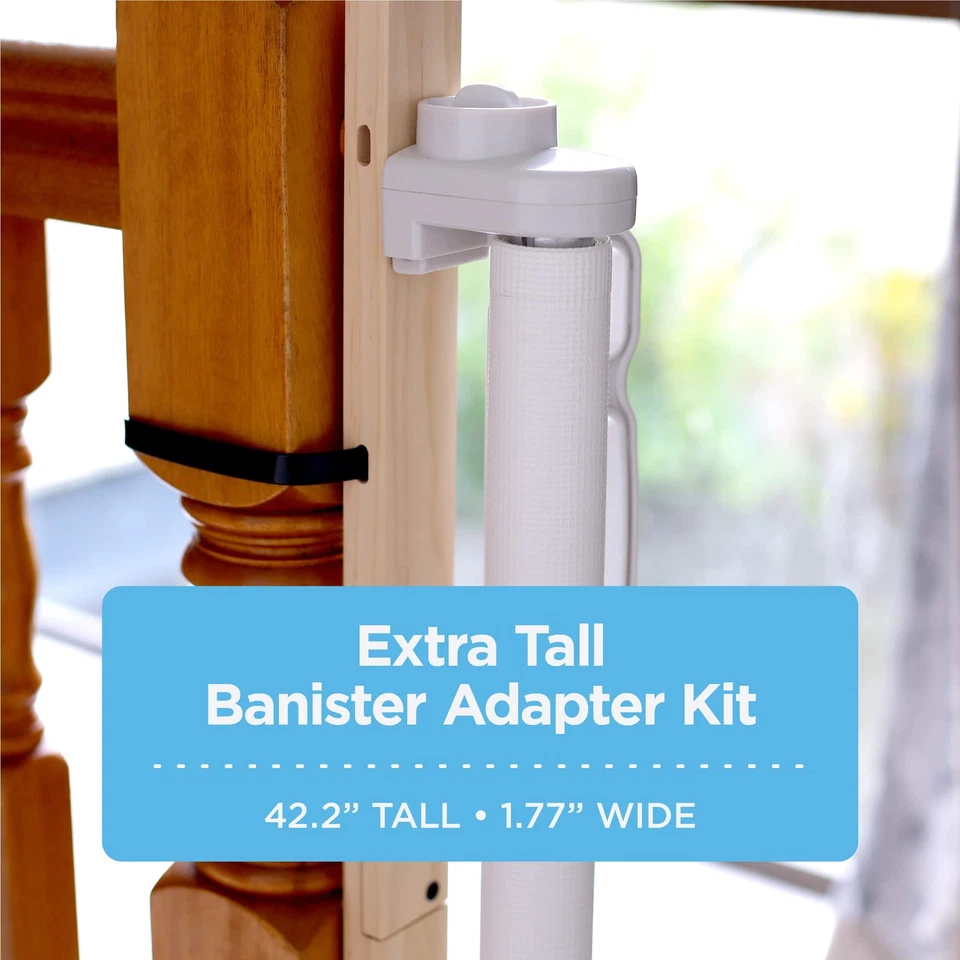 Extra Tall Universal Banister Adapter Kit for Pressure and Hardware Mounted B... - Image 2 of 4