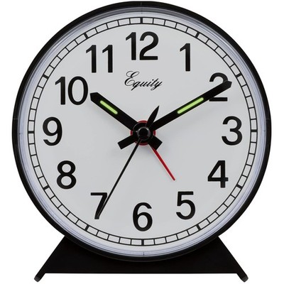 Classic Black Analog Alarm Clock