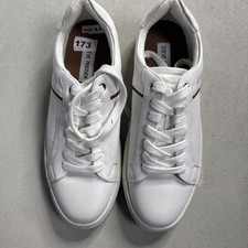 Steve Madden Men's P-COOPR Casual Court Sneaker Shoes White - Tried On No Box