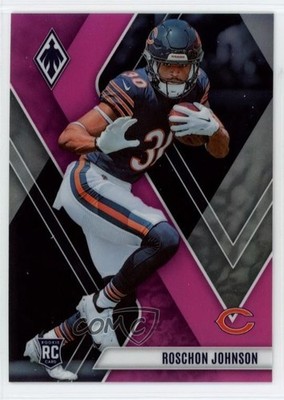 2023 Panini Phoenix Rookies Pink /199 Roschon Johnson #132 Rookie RC 6o3
