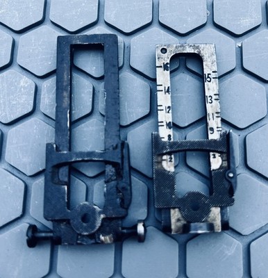 Two sights:  1917 Enfield Complete Rear Sight and Pattern 14 Broken Read Sight