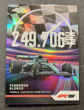 Fernando Alonso TS-5 - 2025 Topps Chrome Formula 1 F1 Top Speed Insert Card