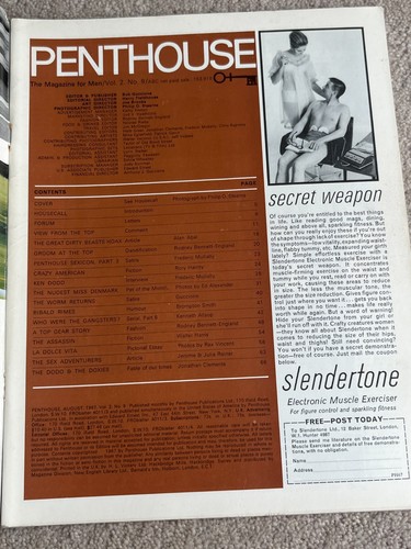 Penthouse magazine 1967 Vol' 2 No.9 Yvonne Ekman Pet of the Month - Picture 2 of 6