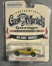 Greenlight Gas Monkey Garage 1969 Chevrolet Corvette Green Chase Series 12 NEW