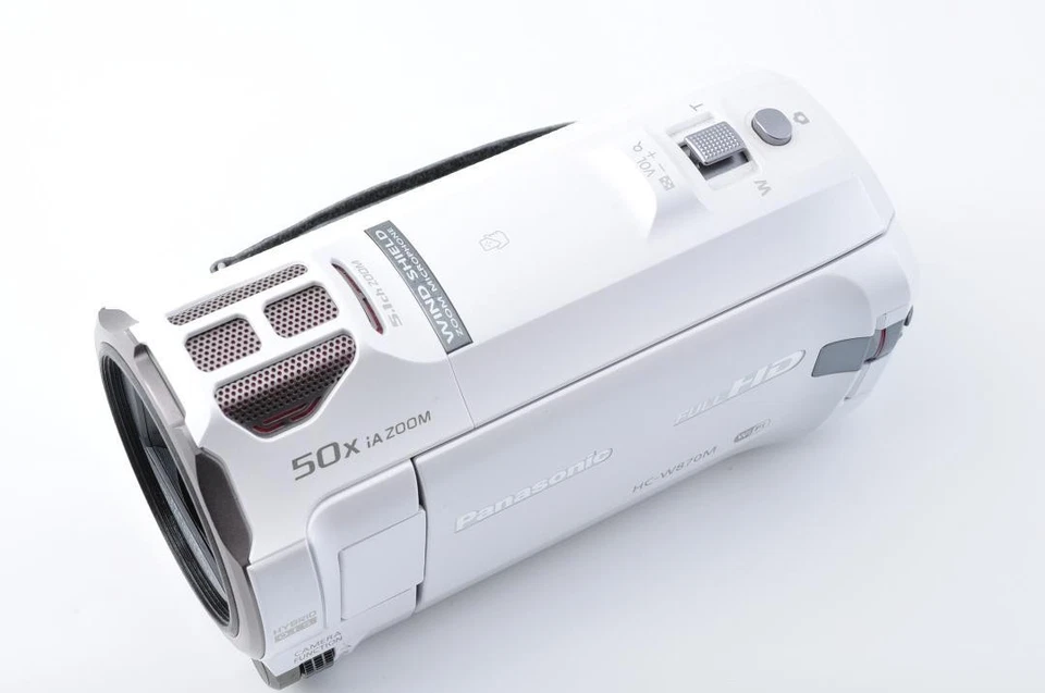 Panasonic HC-W870M HD Camcorder Video Camera 20x Optical Zoom White - Image 3 of 4