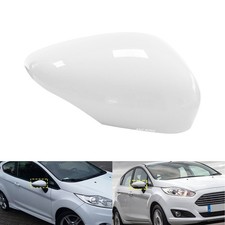 Rechts Weiß Glänzend Außenspiegel spiegelkappen Für Ford Fiesta VI CB1,CCN 08-17