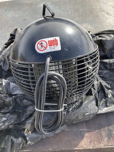 Vintage Weber "The Web" 23520 Electric Bug Killer Insect Zapper Round Sphere USA