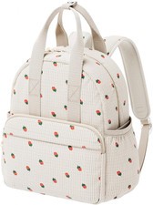 Corduroy Toddler Backpack for Preschool Boys Girls Ages 2-4 12 Inch Water-Resi
