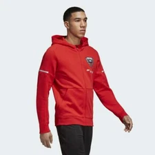 Adidas MLS D.C. United Red Travel Jacket Red/Black CF0033 