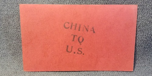 Original 1940s WWII Officer's Berthing and Messing Card China Ship to US Vintage - Picture 2 of 2