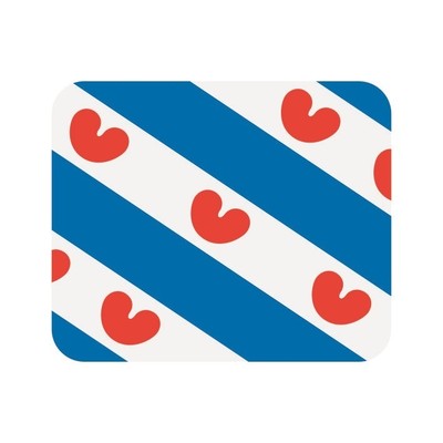 Mousepad Textil Friesland Niederlande Fahne Flagge Mauspad